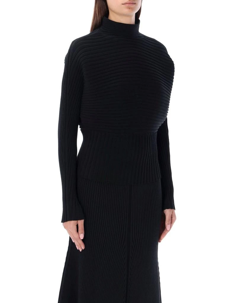 商品Tory Burch|Tory Burch Long-Sleeved Ribbed-Knitted Jumper,价格¥2544,第3张图片详细描述