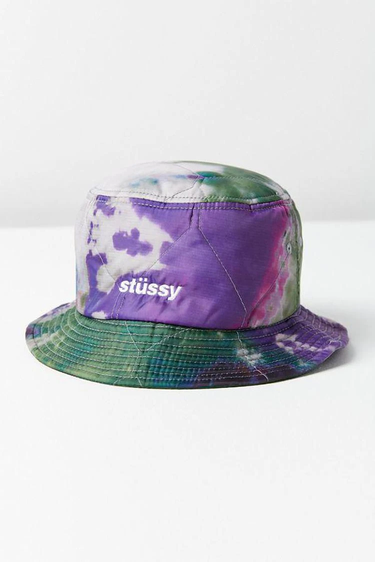 商品STUSSY|Stussy Curtis Tie-Dye Quilted Bucket Hat,价格¥227,第2张图片详细描述