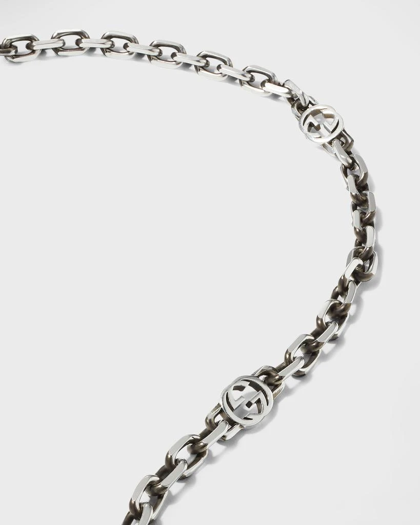 商品Gucci|Interlocking G Chain Necklace,价格¥6110,第3张图片详细描述