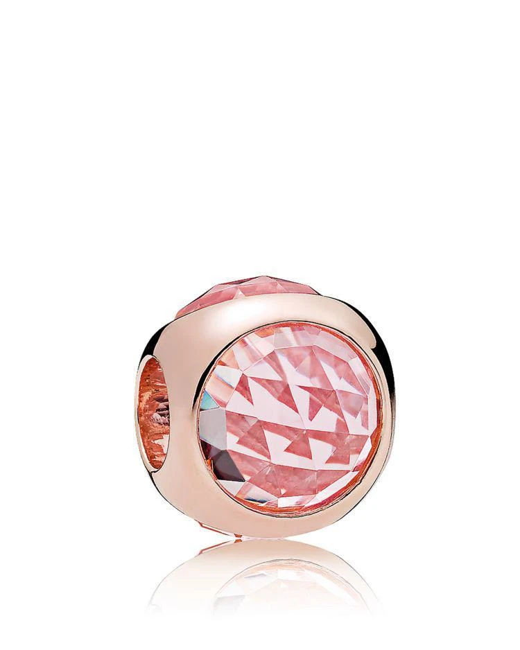 商品PANDORA|Sterling Silver & Cubic Zirconia Rose Radiant Droplet Charm,价格¥561,第1张图片