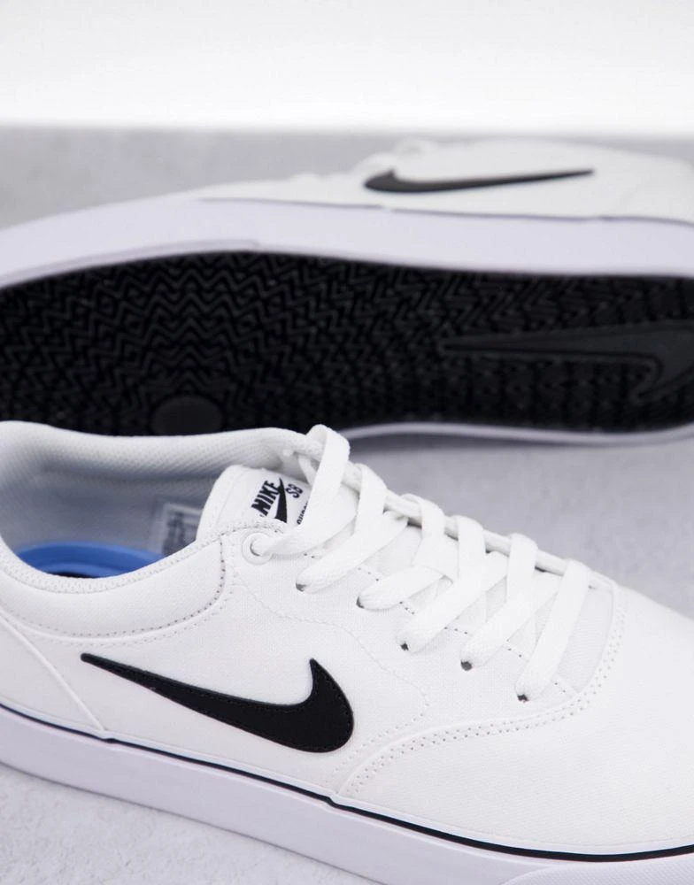 商品NIKE|Nike SB Chron 2 canvas skate trainers in white,价格¥381,第3张图片详细描述
