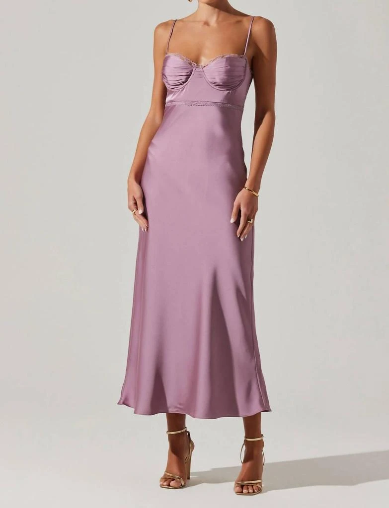 商品ASTR|Astr - FLORIANNE BUSTIER SLIP DRESS,价格¥797,第1张图片