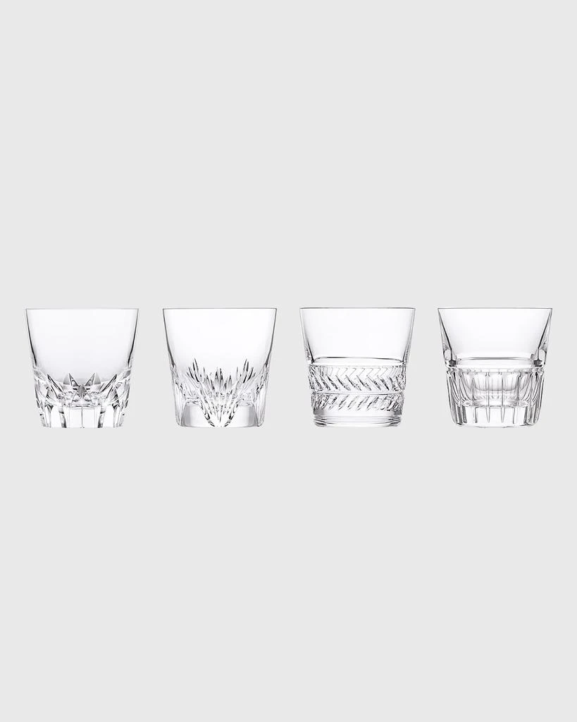 商品Saint Louis|Versailles King Louis Double Old Fashioned Glasses, Set of 4,价格¥4488,第1张图片