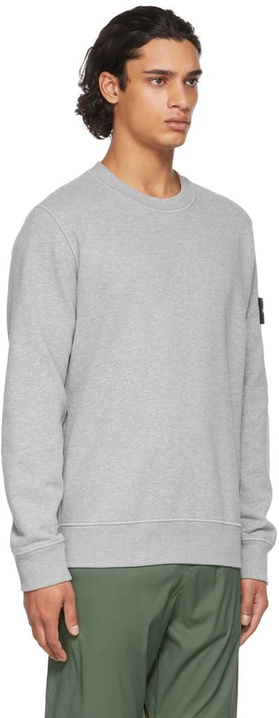 商品Stone Island|Grey Classic Crewneck Sweatshirt,价格¥1566,第2张图片详细描述