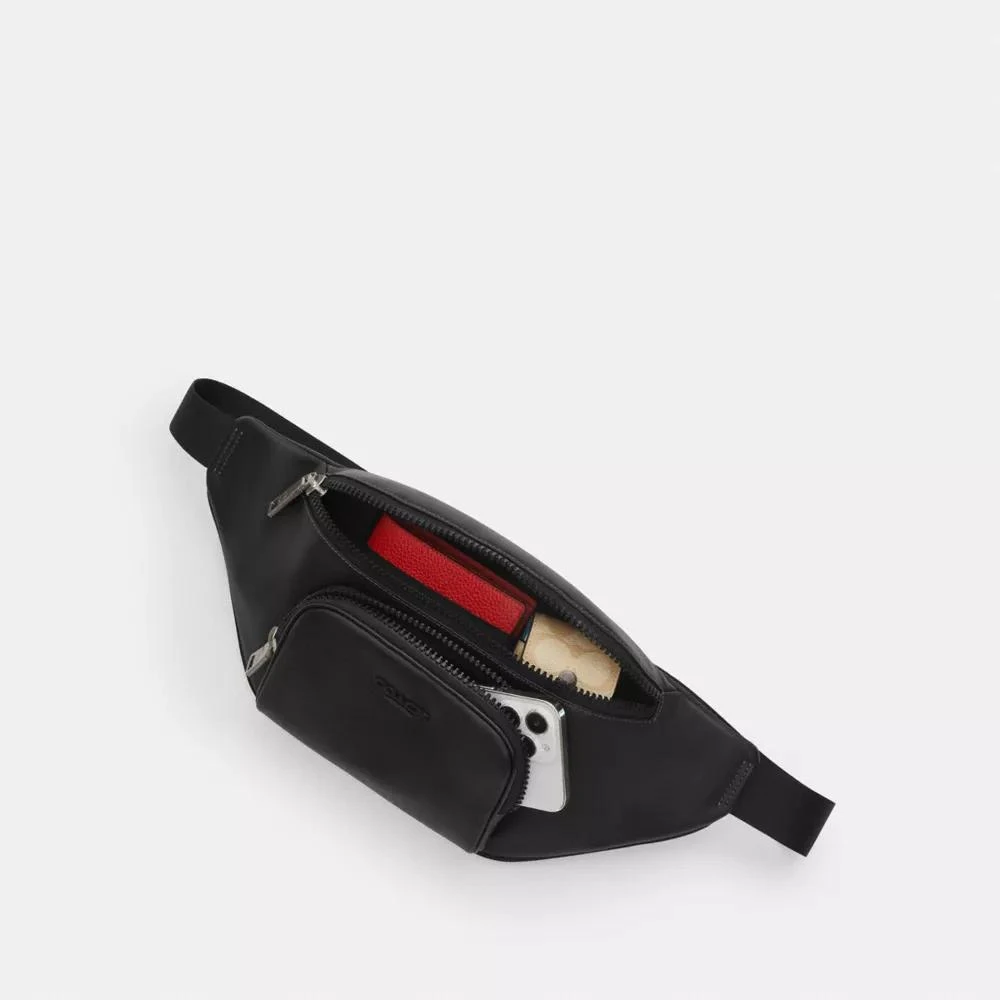 商品Coach|Racer Belt Bag In Colorblock Signature Canvas,价格¥974,第5张图片详细描述