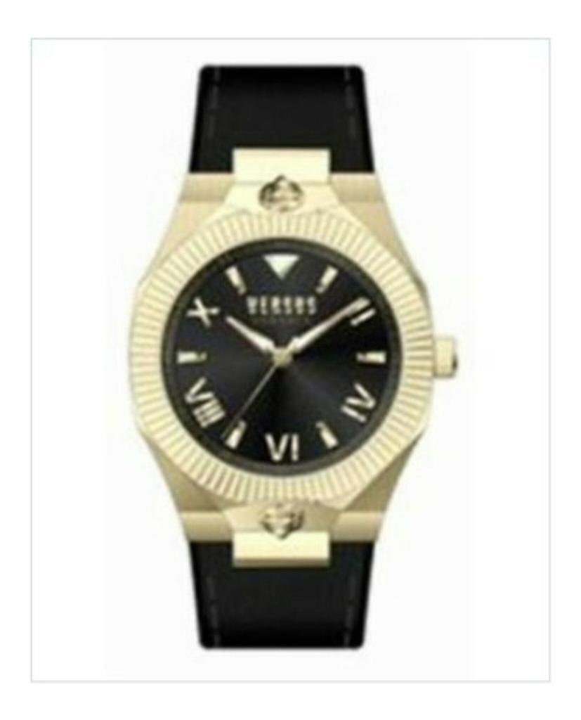 商品Versus Versace|Echo Park Leather Watch,价格¥1556,第1张图片