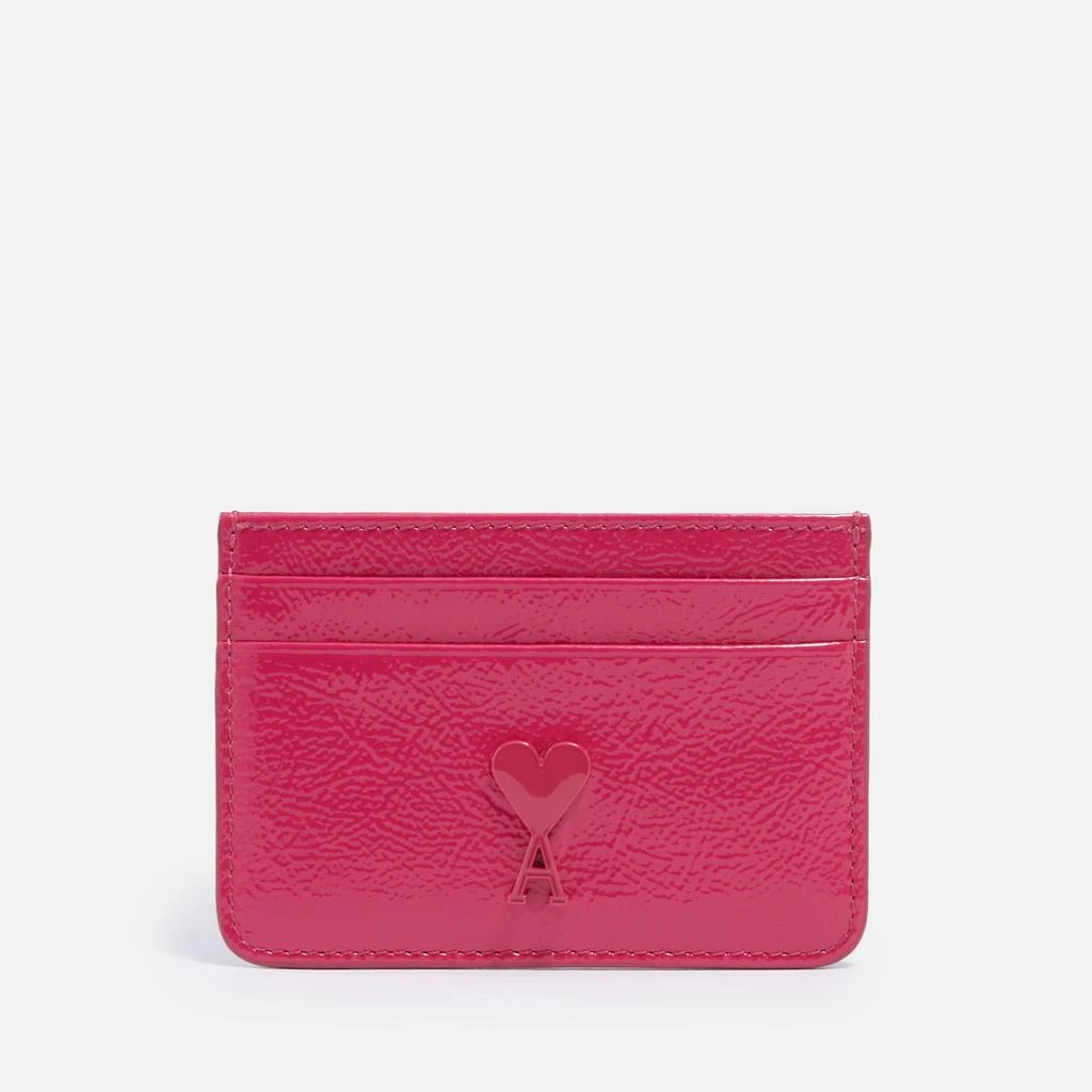 商品AMI|AMI De Cœur Patent-Leather Cardholder,价格¥581,第1张图片