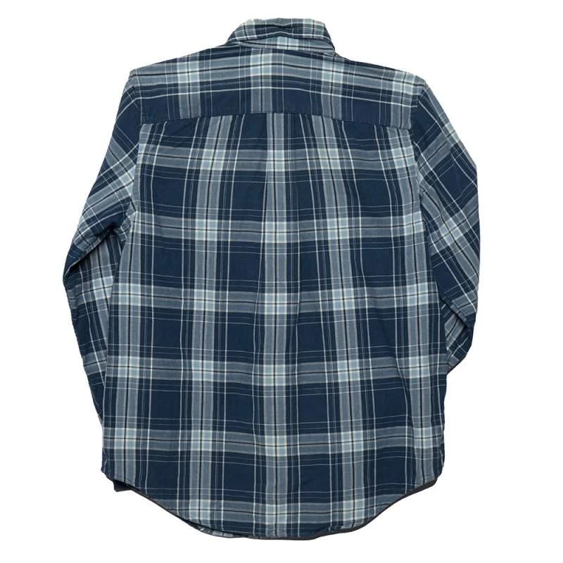 商品[二手商品] Ralph Lauren|Ralph Lauren Blue Checkered Cotton Button Front Shirt L,价格¥728,第2张图片详细描述