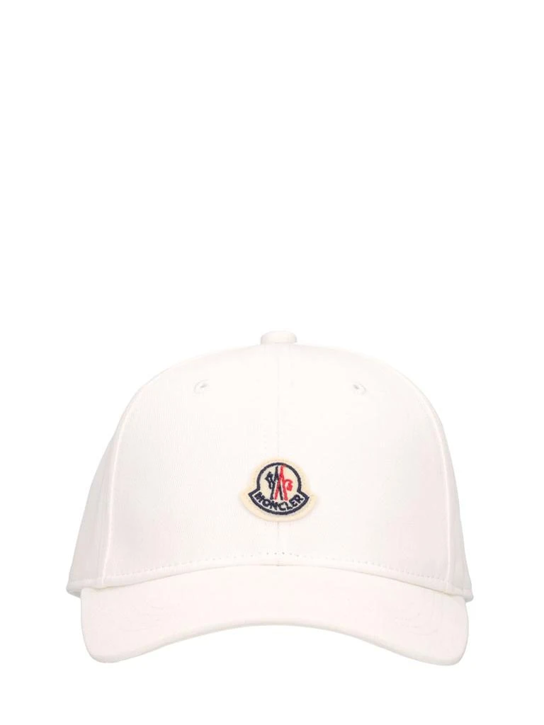 商品Moncler|Logo Cotton Baseball Cap,价格¥1071,第1张图片