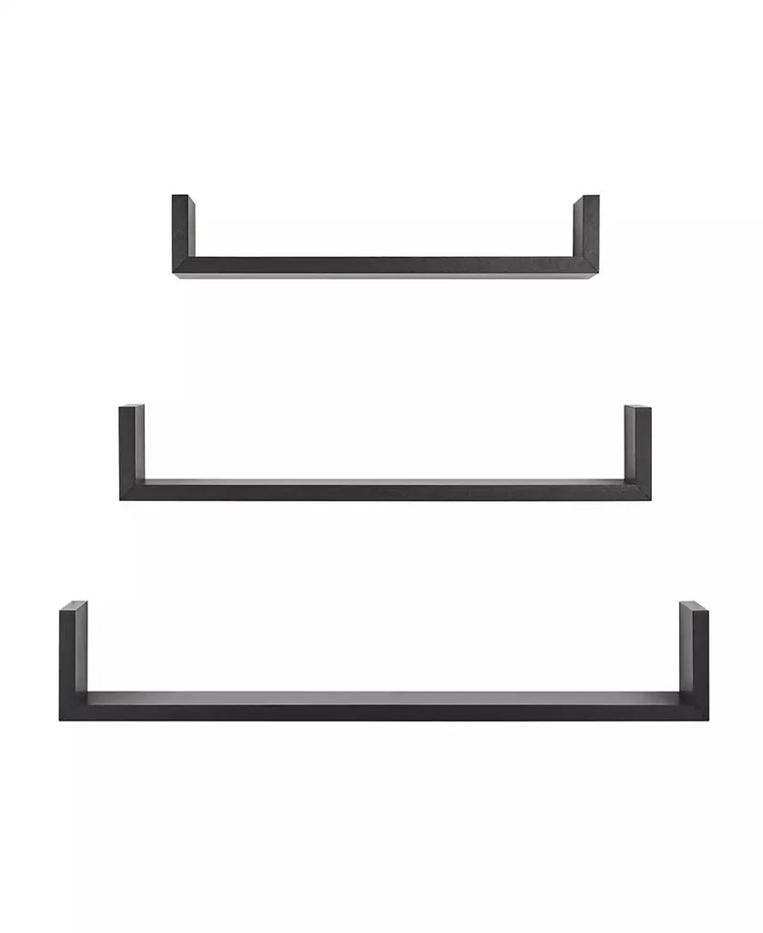 商品Danya B|Aalto U-Shaped Floating Wall Shelves, Set of 3,价格¥260,第1张图片