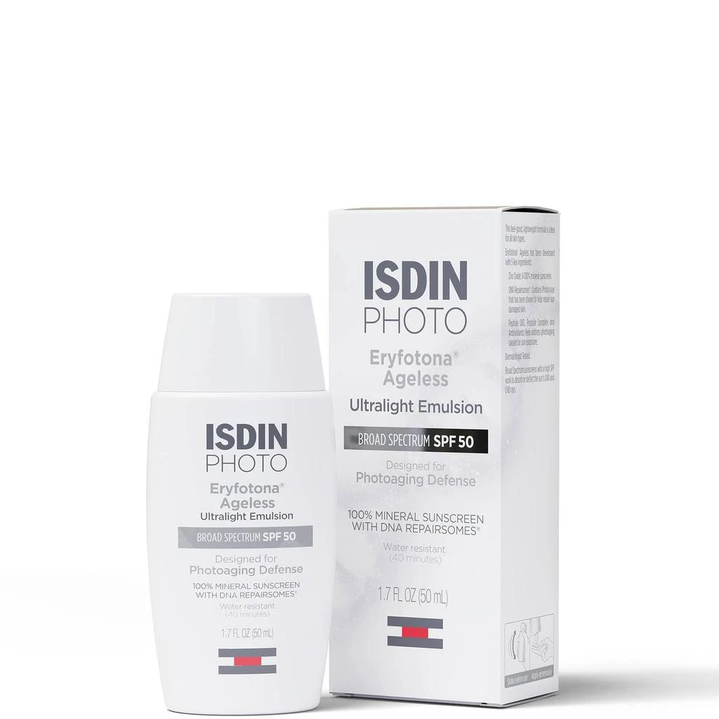 商品ISDIN|ISDIN Eryfotona Ageless Ultralight Tinted Mineral SPF 50 Sunscreen 100ml,价格¥415,第1张图片