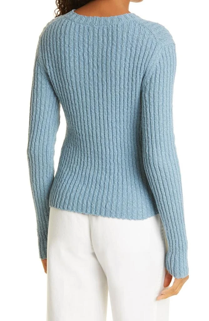 商品Vince|Ribbed Cotton & Linen Sweater,价格¥817,第2张图片详细描述