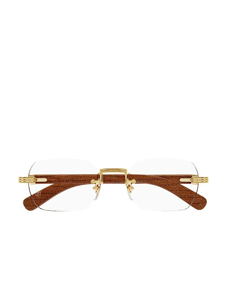 商品Cartier|Cartier Rectangle Rimless Glasses,价格¥14065,第1张图片