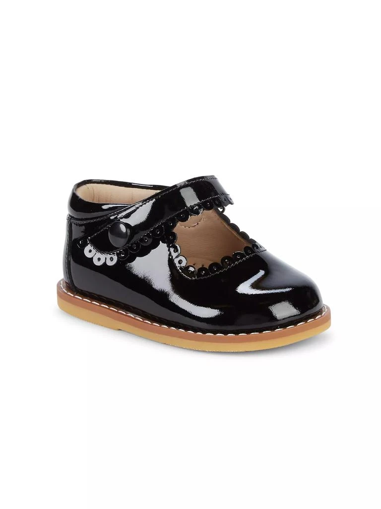 商品Elephantito|Kid's Scallop Patent Leather Mary Jane Flats,价格¥562,第1张图片