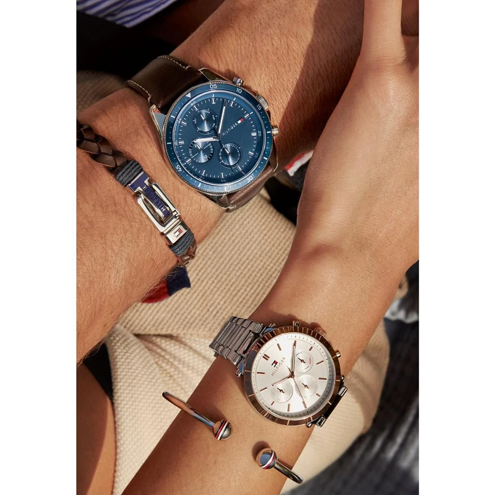 商品Tommy Hilfiger|Women's Chronograph Stainless Steel Bracelet Watch 38mm,价格¥930,第5张图片详细描述