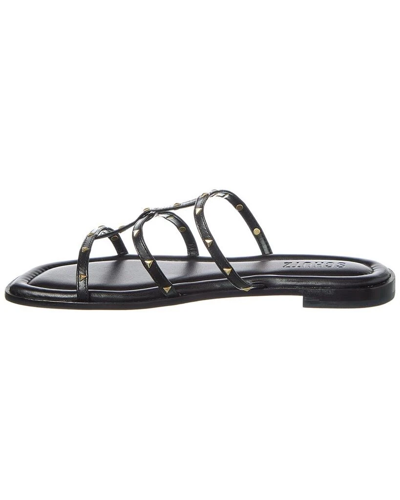 商品Schutz|Lydia Flat Leather Sandal,价格¥629,第2张图片详细描述