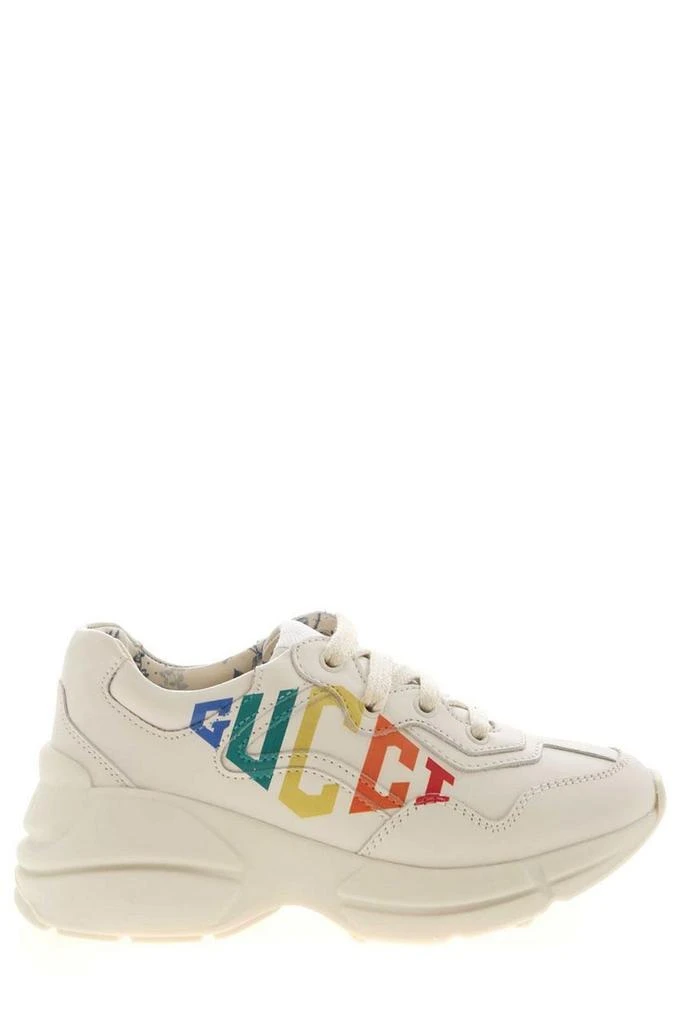 商品Gucci|Gucci Kids Logo Printed Rhyton Sneakers,价格¥4460,第1张图片