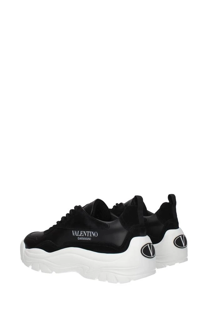 商品Valentino|Sneakers Leather Black White,价格¥3935,第4张图片详细描述
