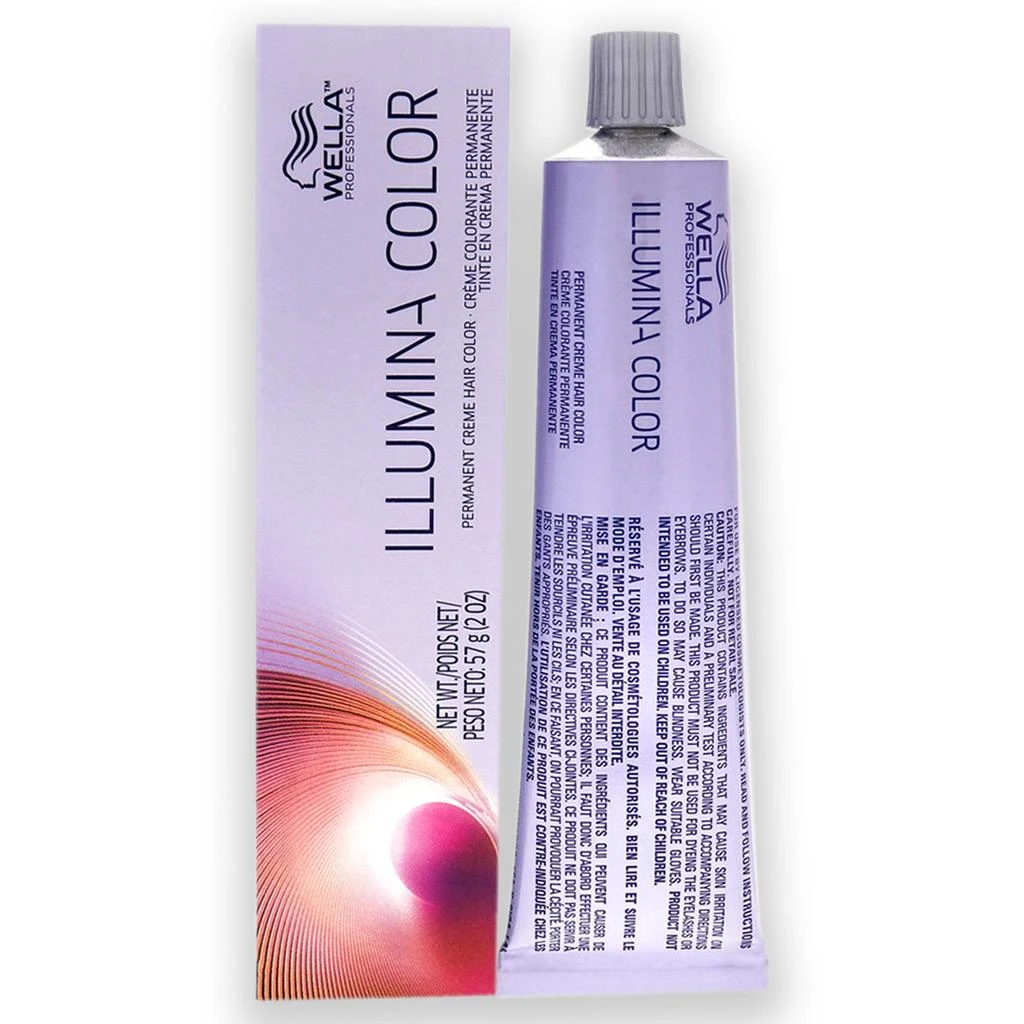 商品Wella|Wella Illumina Color Permanent Creme Hair Color - 7 35 Medium Blonde-Gold Red Violet For Unisex 2 oz Hair Color,价格¥147,第1张图片