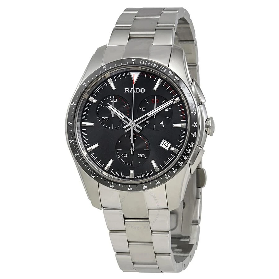商品Rado|HyperChrome Chronograph Black Dial Men's Watch R32259153,价格¥9215,第1张图片