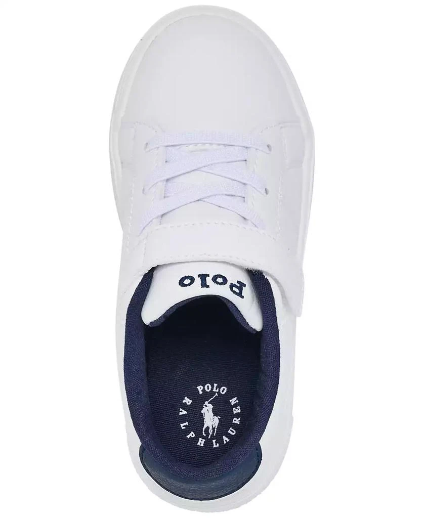 商品Ralph Lauren|Toddler Kids Sutton Stay-Put Fastening Strap Casual Sneakers from Finish Line,价格¥260,第5张图片详细描述