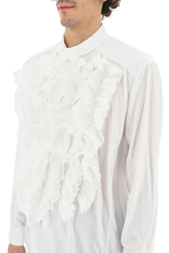 商品Comme des Garcons|RUFFLED LONG ASYMMETRIC SHIRT,价格¥2983,第5张图片详细描述