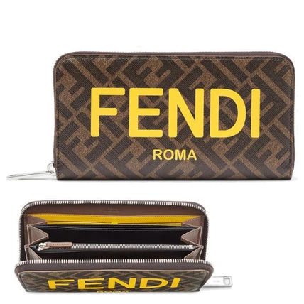 商品Fendi|FENDI 男士棕色钱包 7M0342-AJJ8-F1HRH,价格¥3205,第1张图片