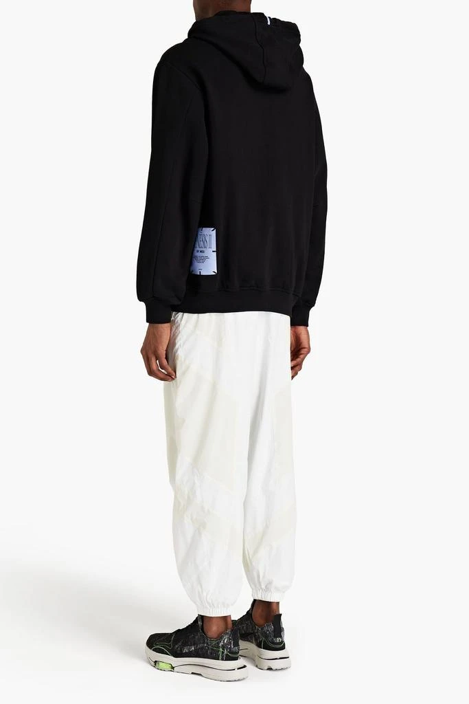 商品Alexander McQueen|Appliquéd printed French cotton-terry hoodie,价格¥810,第3张图片详细描述