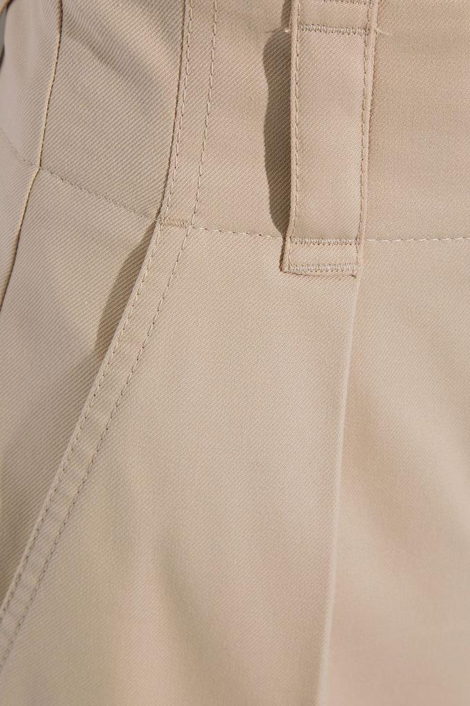 Cropped cotton-blend twill tapered pants商品第4张图片规格展示