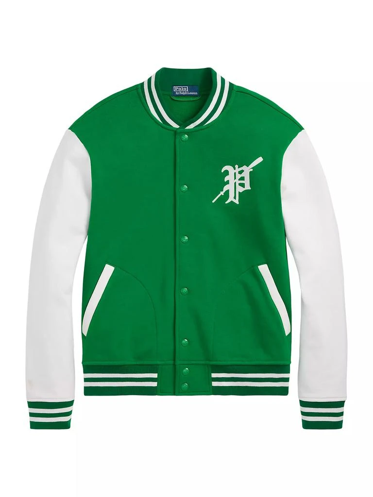 商品Ralph Lauren|Fleece Graphic Baseball Jacket,价格¥1189,第1张图片
