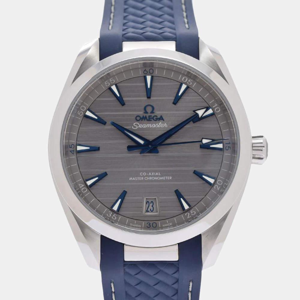 商品[二手商品] Omega|Omega Silver Stainless Steel Seamaster Aqua Terra 220.12.41.21.06.001 Automatic Men's Wristwatch 41 mm,价格¥29645,第1张图片