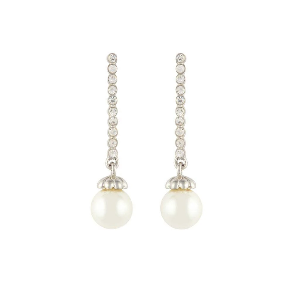 商品Susan Caplan Vintage|1980s vintage linear pearl drop earrings,价格¥1402,第1张图片