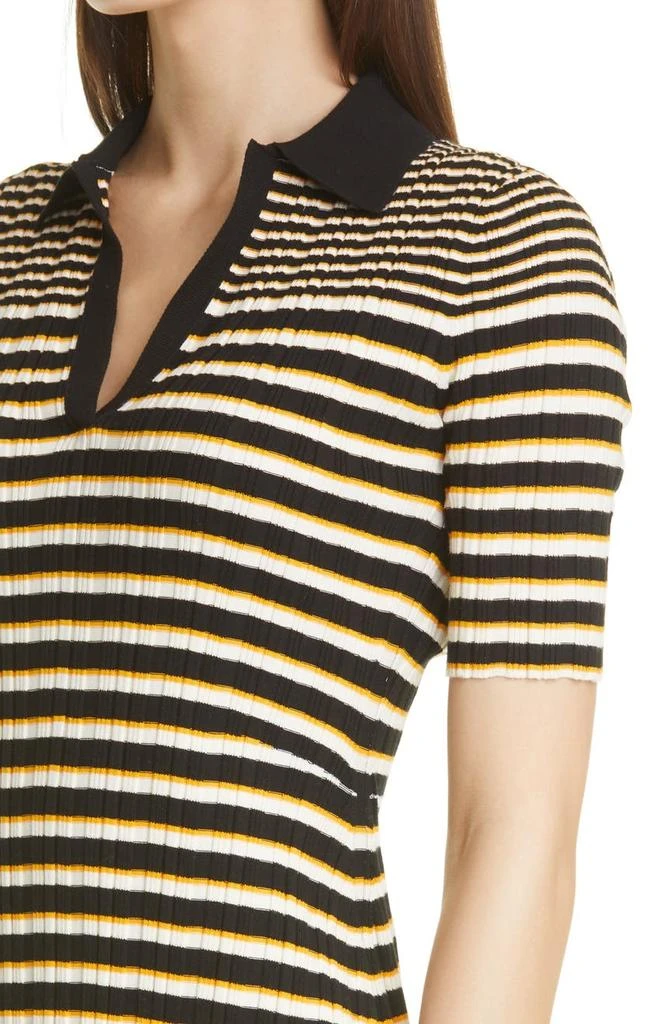 商品Theory|Dr. Hud Irregular Rib Polo Dress,价格¥1117,第4张图片详细描述