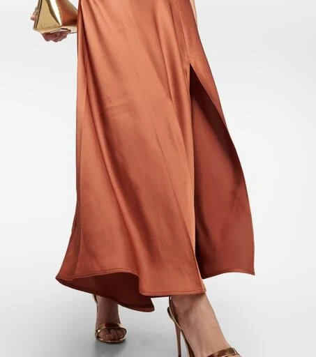 商品Ralph Lauren|不对称缎布加长连衣裙,价格¥5490,第5张图片详细描述