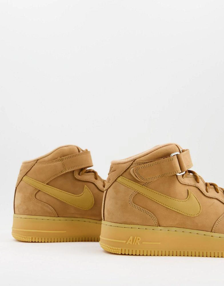 商品NIKE|Nike Air Force 1 Mid '07 trainers in flax brown,价格¥1208,第3张图片详细描述