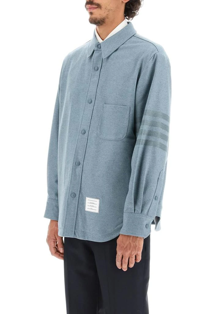 商品Thom Browne|Thom browne wool and cashmere shirt,价格¥8782,第4张图片详细描述