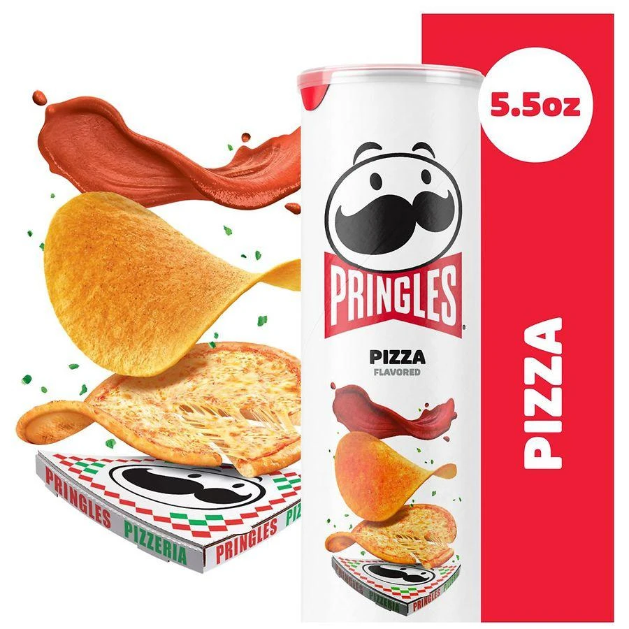 商品Pringles|Potato Crisps Chips Pizza,价格¥23,第2张图片详细描述