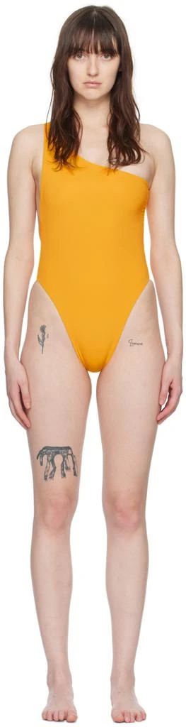 商品LOUISA BALLOU|Yellow Plunge One-Piece Swimsuit,价格¥1777,第1张图片