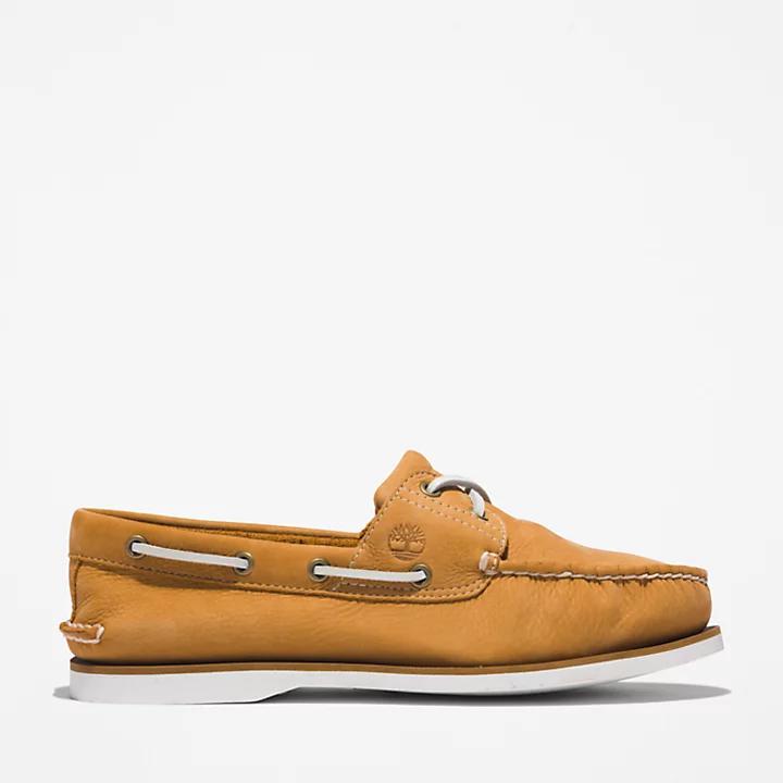 Timberland® 2-Eye Classic Boat Shoe for Men in Light Brown商品第1张图片规格展示