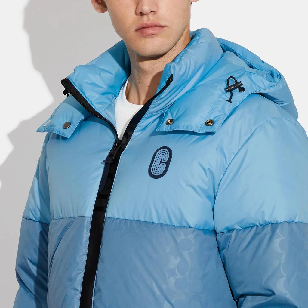 商品Coach|Coach Outlet Colorblock Down Jacket,价格¥1711,第4张图片详细描述