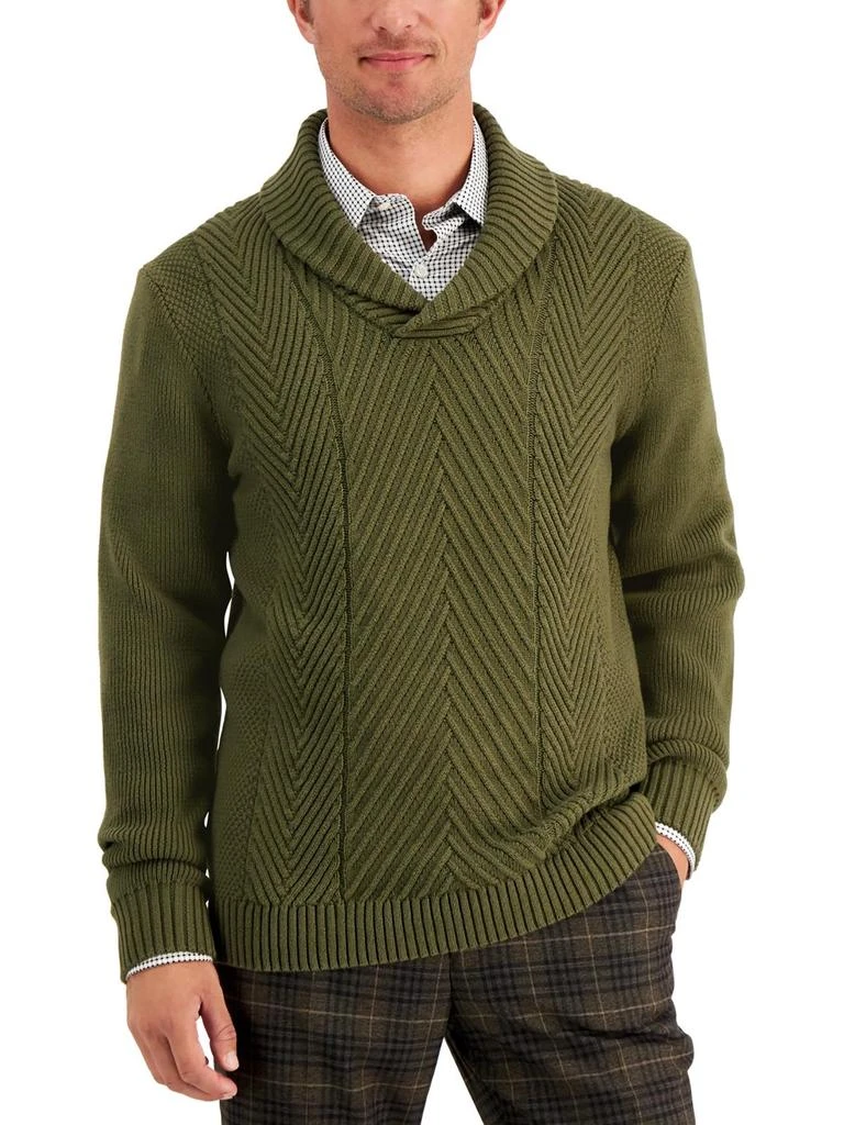 商品Club Room|Mens Cotton Shawl Collar Pullover Sweater,价格¥258,第1张图片