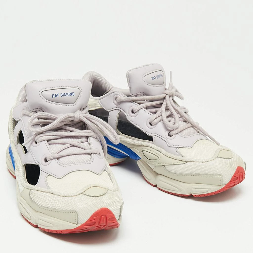 商品[二手商品] Adidas|Adidas By Raf Simons White/Purple Leather And Mesh Ozweego Sneakers Size 39 1/3,价格¥1056,第4张图片详细描述
