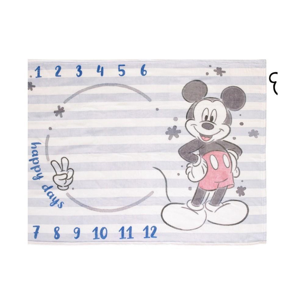 商品Macy's|Mickey Mouse Super Soft Milestone Baby Blanket Set, 2 Piece,价格¥583,第1张图片