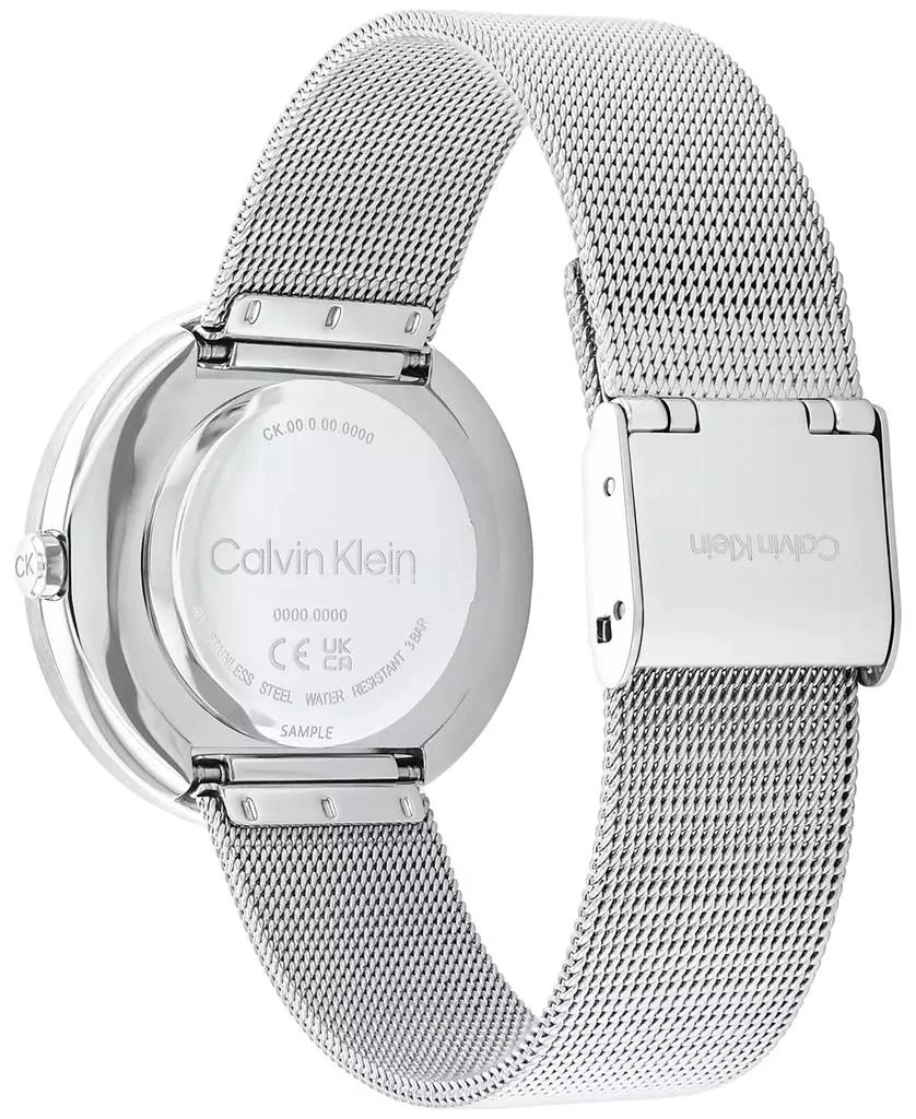 商品Calvin Klein|Women's Stainless Steel Mesh Bracelet Watch 34mm,价格¥1273,第3张图片详细描述