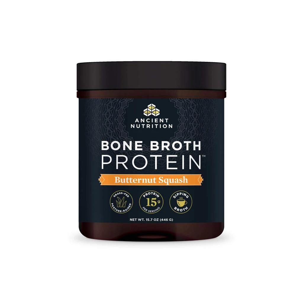 商品Ancient Nutrition|Bone Broth Protein November ’23 Insert | Powder Butternut Squash (15 Servings),价格¥357,第1张图片