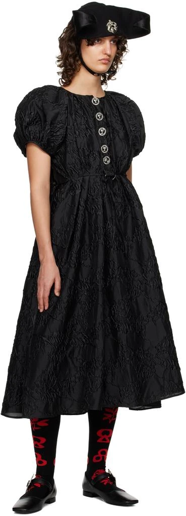 商品CHOPOVA LOWENA|Black Efi Midi Dress,价格¥2499,第4张图片详细描述