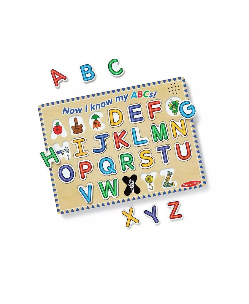 商品Melissa & Doug|Melissa & Doug Alphabet Sound Puzzle, 26 Pieces,价格¥188,第1张图片