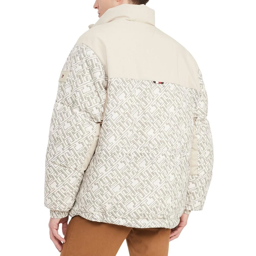 商品Tommy Hilfiger|Men's New York Sketch Monogram Puffer Jacket,价格¥1561,第3张图片详细描述