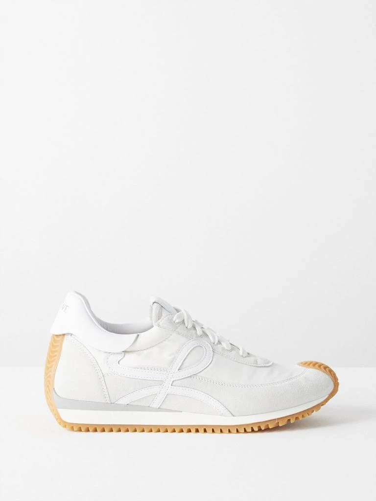 商品Loewe|Flow Runner shell and suede trainers,价格¥3893,第1张图片