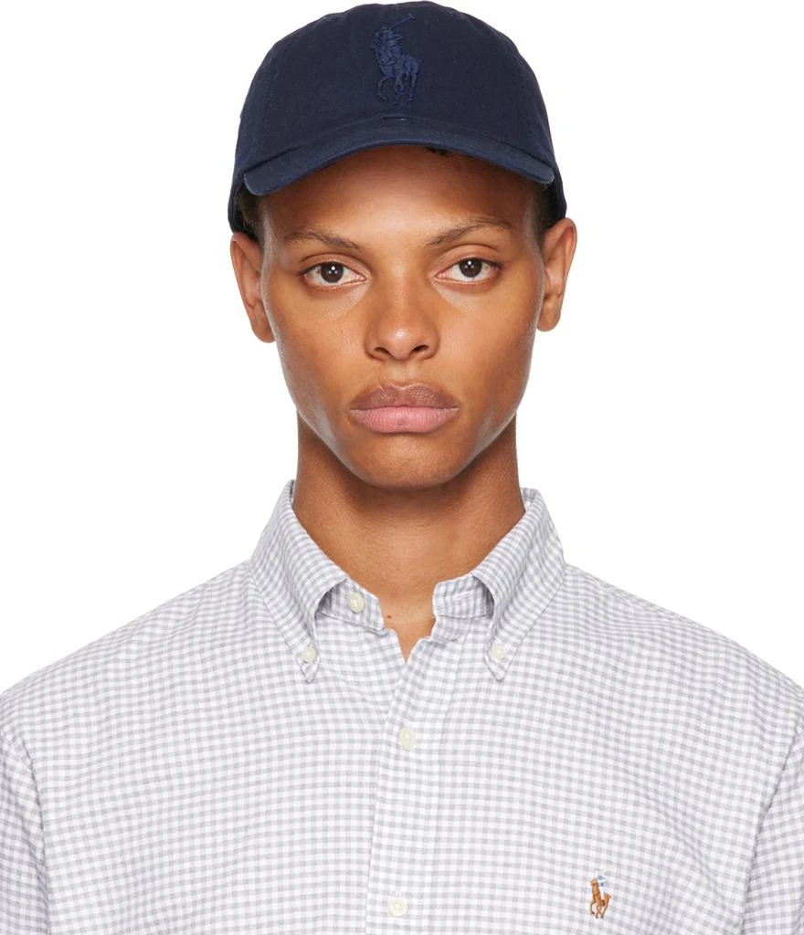 商品Ralph Lauren|Navy Big Pony Chino Ball Cap,价格¥220,第1张图片